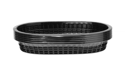 Koszyk do pieczywa owalny, HENDI, czarny, 6 szt., 272x175x(H)38mm