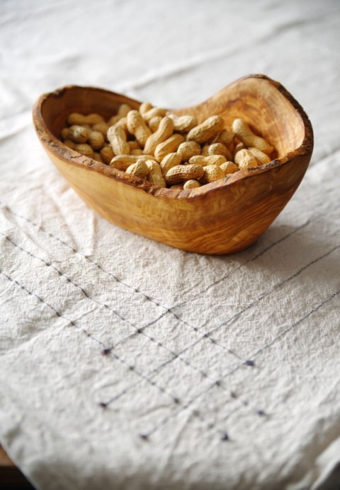 Miska dekoracyjna z drewna oliwnego, HENDI, o145x(H)mm