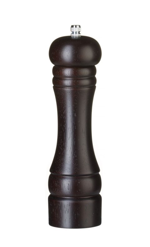 Młynek do pieprzu drewniany, HENDI, ciemne drewno, ⌀57x(H)215mm