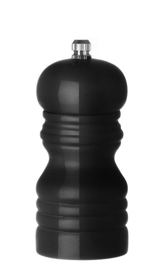 Młynek do pieprzu drewniany, HENDI, czarny, o50x(H)113mm