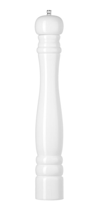 Młynek do soli drewniany, HENDI, biały, o65x(H)415mm