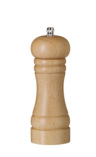 Młynek do soli drewniany, HENDI, jasne drewno, o57x(H)165mm