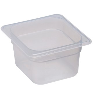 Pojemnik GN 1/6 z przezroczystego polipropylenu, Cambro, GN 1/6, transparentny, 162x176x(H)65mm 1,5 l