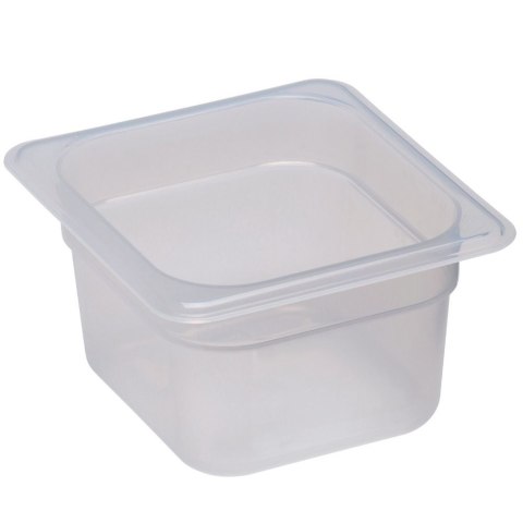 Pojemnik GN 1/6 z przezroczystego polipropylenu, Cambro, GN 1/6, transparentny, 162x176x(H)65mm 1,5 l