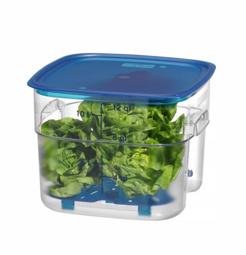 Pojemnik na żywność CamSquares Fresh Pro, Cambro, 11,4L, transparentny, 289x289x(H)216mm