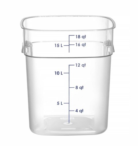 Pojemnik na żywność CamSquares Fresh Pro, Cambro, 17,2L, transparentny