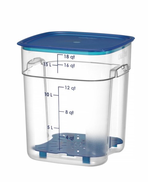 Pojemnik na żywność CamSquares Fresh Pro, Cambro, 17,2L, transparentny