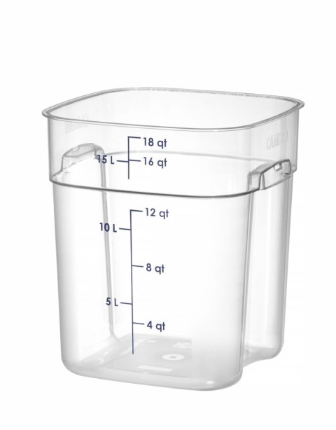 Pojemnik na żywność CamSquares Fresh Pro, Cambro, 17,2L, transparentny