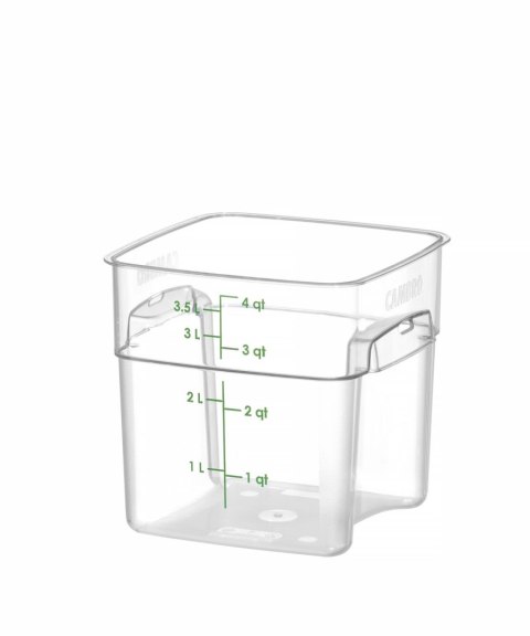 Pojemnik na żywność CamSquares Fresh Pro, Cambro, 3,8L, transparentny, 191x191x(H)183mm