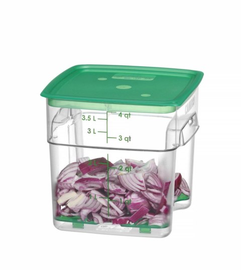 Pojemnik na żywność CamSquares Fresh Pro, Cambro, 3,8L, transparentny, 191x191x(H)183mm