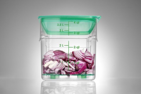 Pojemnik na żywność CamSquares Fresh Pro, Cambro, 3,8L, transparentny, 191x191x(H)183mm