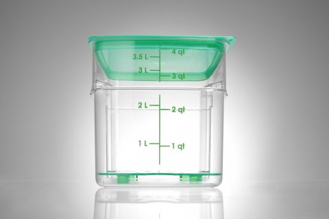 Pojemnik na żywność CamSquares Fresh Pro, Cambro, 3,8L, transparentny, 191x191x(H)183mm