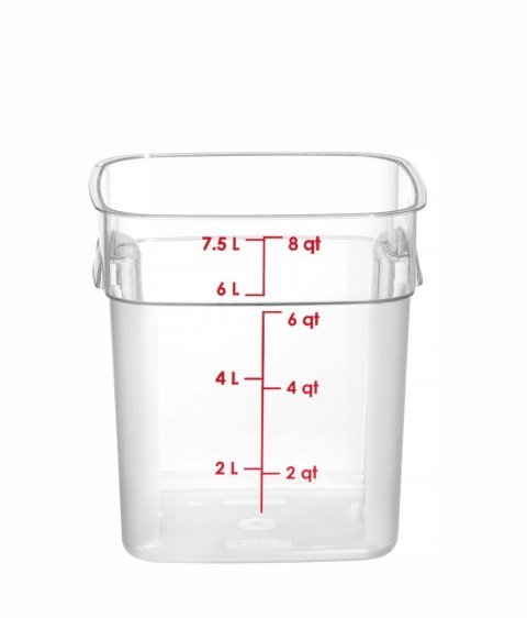 Pojemnik na żywność CamSquares Fresh Pro, Cambro, 7,6L, transparentny, 229x229x(H)243mm