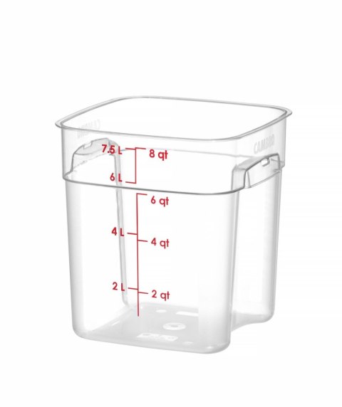 Pojemnik na żywność CamSquares Fresh Pro, Cambro, 7,6L, transparentny, 229x229x(H)243mm