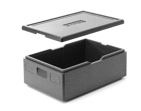 Pojemnik termoizolacyjny z piocelanu, o wym. 625x425x200 mm 53L