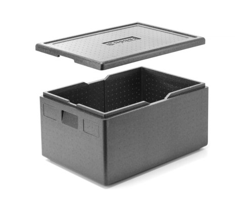 Pojemnik termoizolacyjny z piocelanu, o wym.625x425x300 mm. 80L