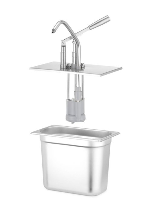 Pokrywa z dyspenserem do pojemników GN, HENDI, GN 1/4, 270x165mm