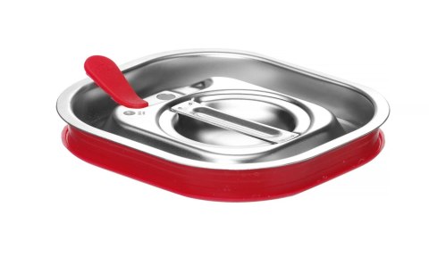 Pokrywka do pojemników GN z uszczelką silikonową, HENDI, Kitchen Line, GN 1/6, 156x142mm
