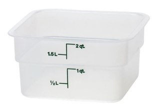 Przezroczysty pojemnik polipropylenowy na żywność CAMBRO CamSquare® 17,2 l