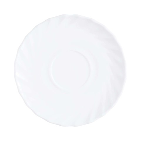 Spodek Trianon, Arcoroc, Trianon, ø160 mm, biały, ⌀160x(H)17mm