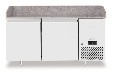 Stół chłodniczy do pizzy 2-drzwiowy z granitowym blatem, Arktic, 250L, granitowy, 230V/250W, 1510x800x(H)875mm