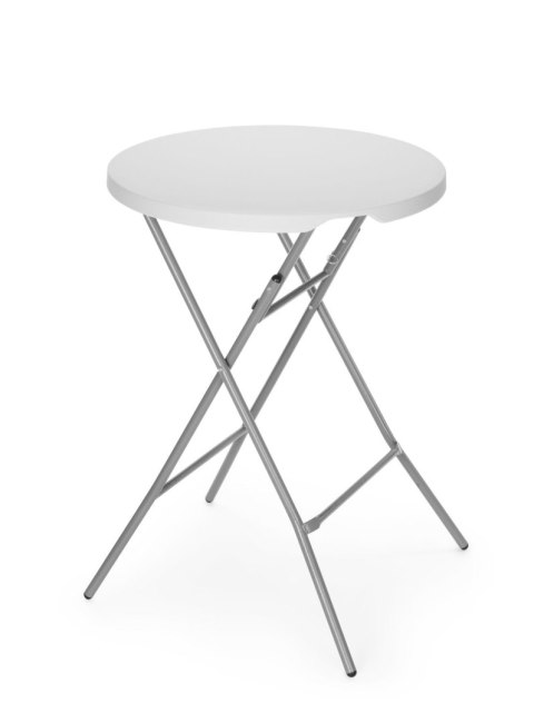 Stolik koktajlowy, AmerBox, max. obciążenie: 80 kg, biały, ⌀800x(H)1100mm