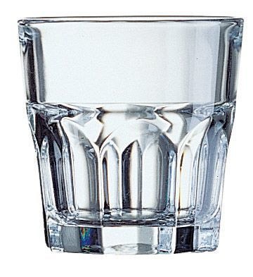 Szklanka niska Granity, Arcoroc, 200 ml, 0,2L, transparentny, 6 szt., ⌀80x(H)81mm