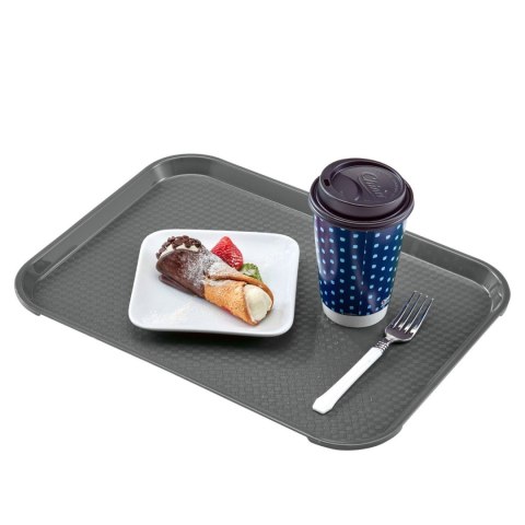 Taca CAMBRO z polipropylenu fast food szara
