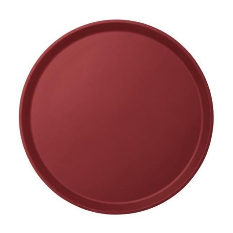 Taca do serwowania CAMBRO CAMTREAD® okrągła, antypoślizgowa burgundowa, śr. 355 mm