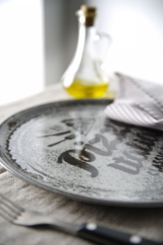 Talerz do pizzy Recipe Collection Black, HENDI, czarny, o330mm