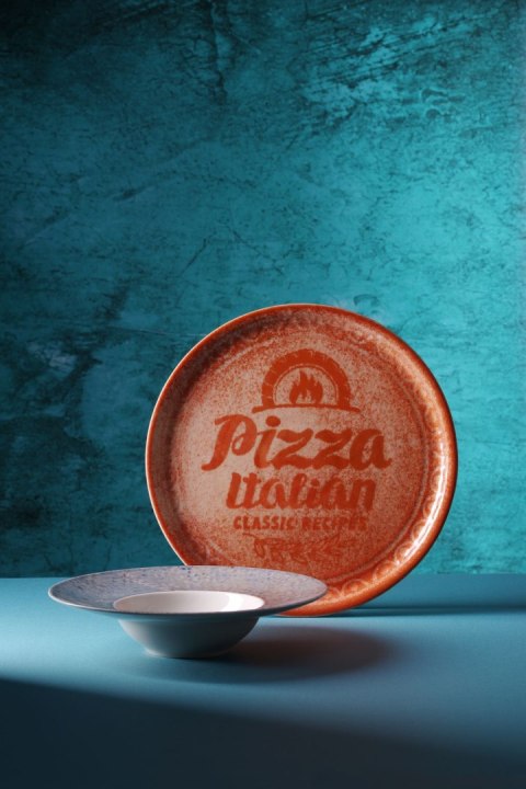 Talerz do pizzy Recipe Collection Brick Red, HENDI, czerwony, o330mm