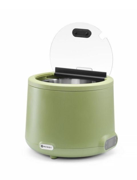 Kociołek do zupy UNIQ, HENDI, designed by Robert Bronwasser, 8L, zielony, 230V/500W, ⌀365x(H)325mm