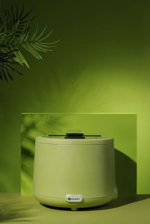 Kociołek do zupy UNIQ, HENDI, designed by Robert Bronwasser, 8L, zielony, 230V/500W, ⌀365x(H)325mm