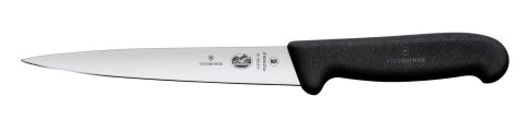 Victorinox Fibrox Nóż do filetowania, 16 cm, czarny