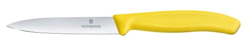Nóż do jarzyn gładki, Victorinox, żółty, (L)212mm