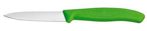 Nóż do jarzyn gładki, Victorinox, zielony, (L)190mm