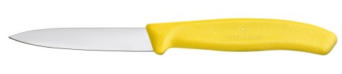 Nóż do jarzyn gładki, Victorinox, żółty, (L)190mm