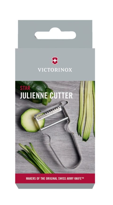 Obieraczka Star, Victorinox, Star, ostrze Julienne, srebrny, 110x67x(H)13mm
