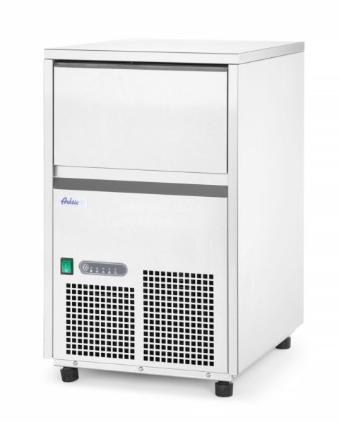 Kostkarka do lodu, Arktic, srebrny, 230V/385W, 520x380x(H)637mm