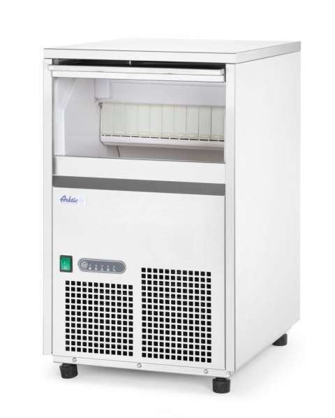 Kostkarka do lodu, Arktic, srebrny, 230V/385W, 520x380x(H)637mm