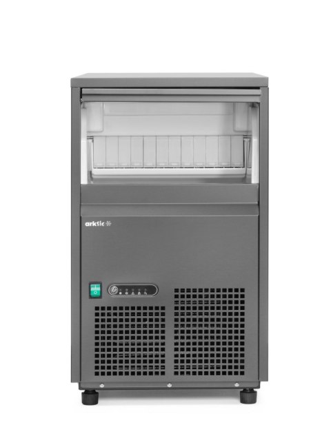 Kostkarka do lodu, Arktic, czarny, 230V/385W, 520x380x(H)637mm
