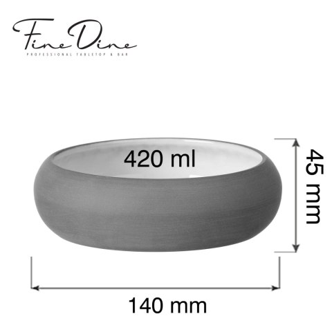 Miska Mia White 140mm, 420ml Fine Dine