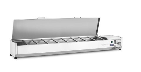 Nadstawa chłodnicza GN 1/3, Arktic, 9x GN1/3, GN 1/3, 54L, 230V/180W, 420x2005x(H)630mm