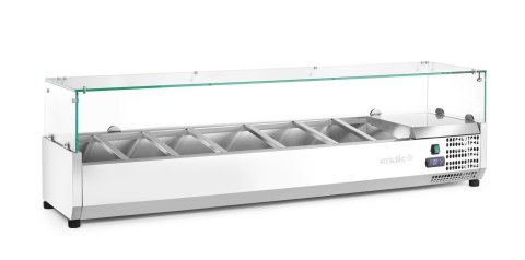 Nadstawa chłodnicza GN 1/4, Arktic, 7x GN 1/4, GN 1/4, 31,5L, 230V/180W, 335x1505x(H)460mm