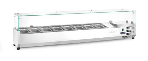 Nadstawa chłodnicza GN 1/4, Arktic, 8x GN 1/4, GN 1/4, 36L, 230V/180W, 335x1805x(H)460mm
