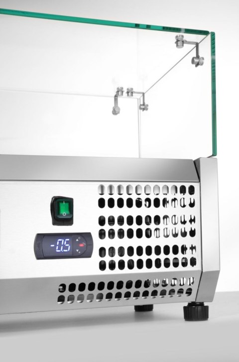 Nadstawa chłodnicza GN 1/4, Arktic, 8x GN 1/4, GN 1/4, 36L, 230V/180W, 335x1805x(H)460mm