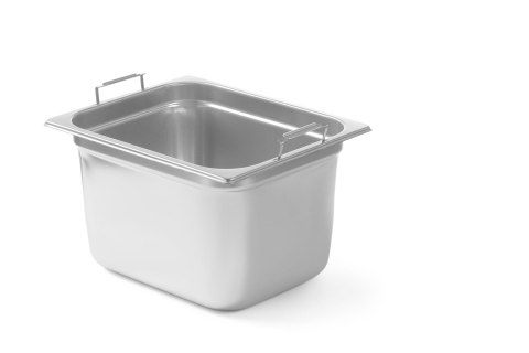 POJEMNIK GN 1/2 Z CHOWANYMI UCHWYTAMI - 325x265 mm