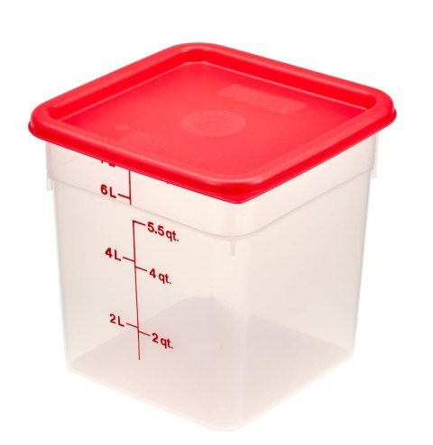 Przezroczysty pojemnik polipropylenowy na żywność CAMBRO CamSquare® 7,6 l