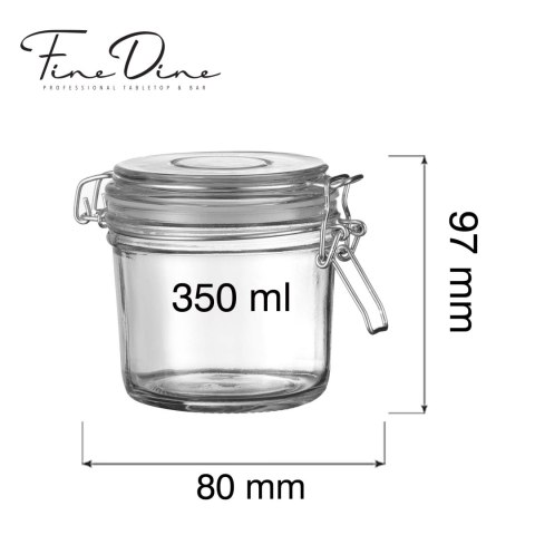 Słoik typu wek Vision, 350ml Fine Dine