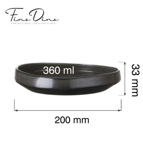 Talerz gourmet Onyx, 200mm Fine Dine